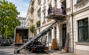 Umzüge in Berlin mit einem Möbellift