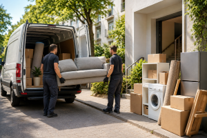 Professioneller Möbeltransport für das Recycling